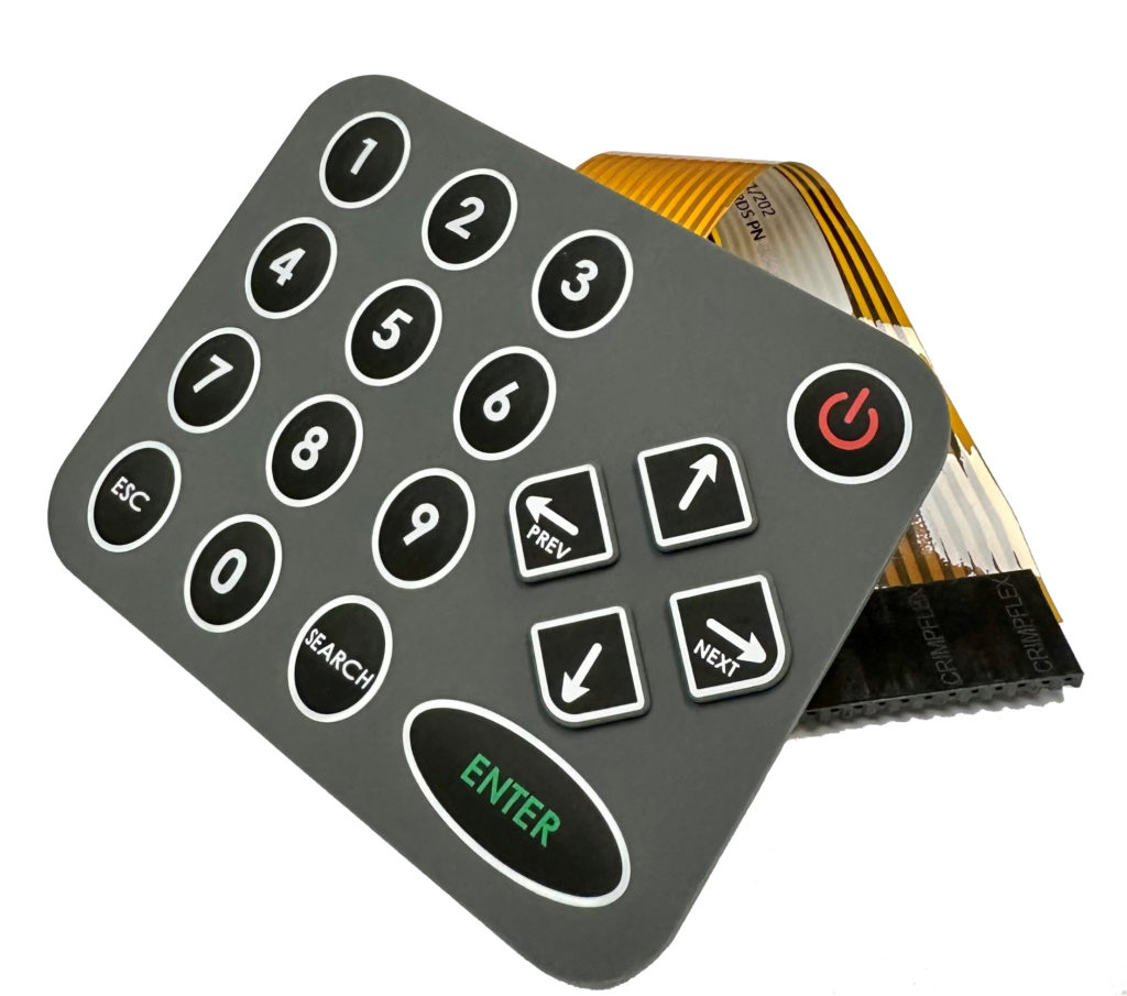 Rubber Keypad on Flex Circuit