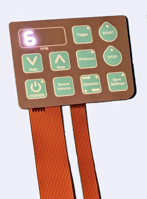 Seven Segment Displays in Membrane Switches