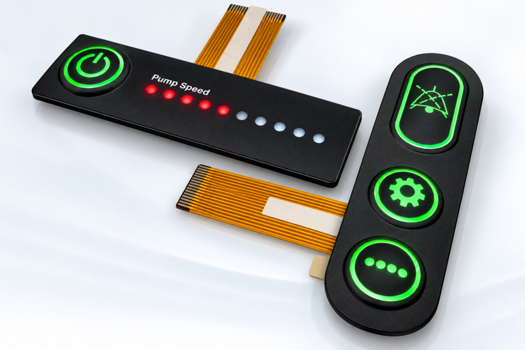 Backlit Rubber Keypad